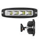 72W  LED Boat - 9-60 VOLTS - spreader Light - Emmitt Color: White  - Black casing  - WK-72BW - AZLED